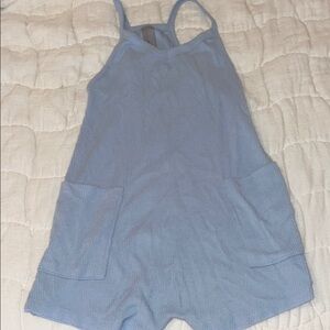 Altar'd State Soft Blue Romper